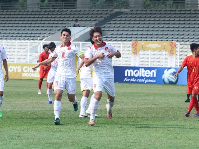 Quốc Việt giành danh hiệu Vua phá lưới giải U19 Đông Nam Á 2022