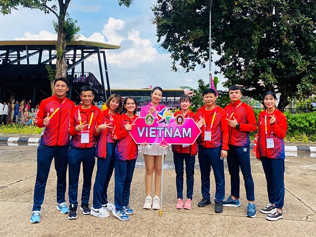 Việt Nam có HCV điền kinh đầu tiên tại Đại hội Thể thao Sinh viên Đông Nam Á 2022