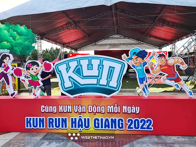 Háo hức đường chạy Kun-Kid Run dành cho các bé tại giải Marathon Vietcombank Mekong Delta 2022