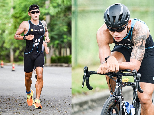 Hỏng bánh xe đạp, ứng viên số một mất HCV giải triathlon vô địch quốc gia 2022