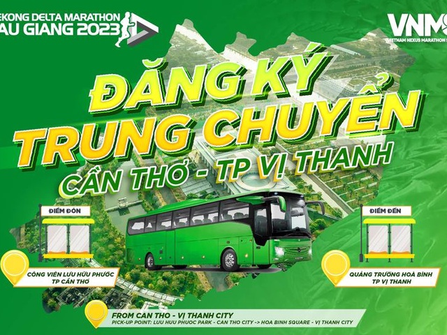 Đi tìm giải pháp di chuyển, lưu trú cho người chạy Vietcombank Mekong Delta Marathon 2023