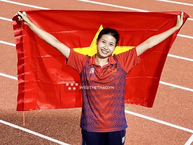 Đánh bại nhà vô địch SEA Games 32, cô gái 2001 Hà Nội giành HCĐ nhảy ba bước giải điền kinh châu Á 2023