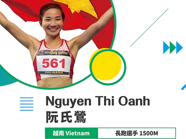 Nguyễn Thị Oanh không dự giải điền kinh Đài Bắc Trung Hoa mở rộng dù đã lên hình Nhân vật nổi bật