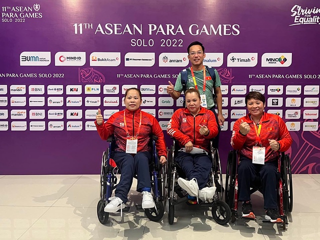 Tuyển thủ điền kinh, bơi Việt Nam tiếp tục “gặt vàng” ASEAN Para Games 2022