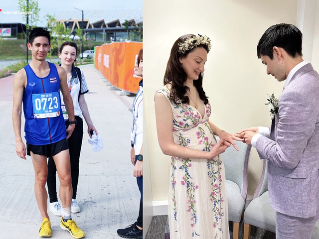 Đối thủ marathon của Hoàng Nguyên Thanh tại SEA Games cưới vợ