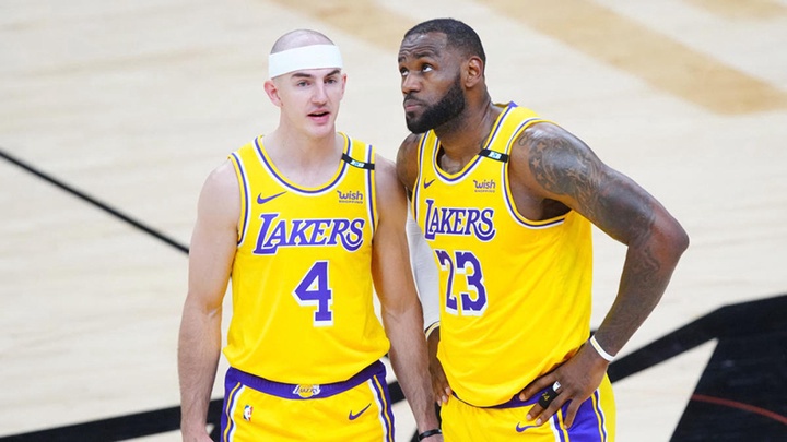 Có sự nghiệp tại NBA, “Mamba hói” Alex Caruso gửi lời cảm ơn đặc biệt đến LeBron James