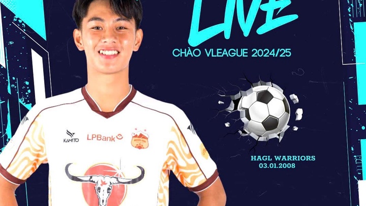 Cầu thủ 16 tuổi chào sân V.League trong ngày HAGL thắng tưng bừng