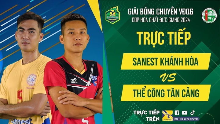 Link trực tiếp giải bóng chuyền VĐQG ngày 21/11: Sanest Khánh Hoà vs Thể Công