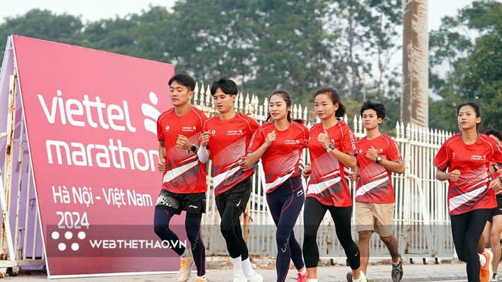 Dàn sao điền kinh Việt Nam "hâm nóng" giải Viettel Marathon Việt Nam 2024