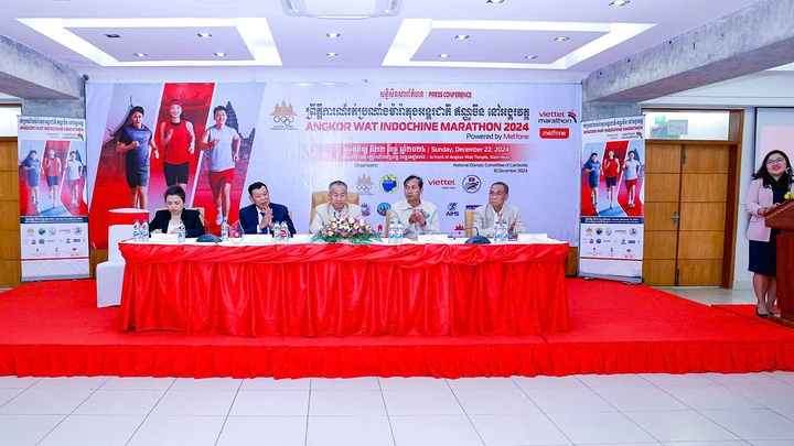 Hơn 38.000 USD tiền thưởng đợi các VĐV, runners ở chặng cuối Viettel Marathon Campuchia