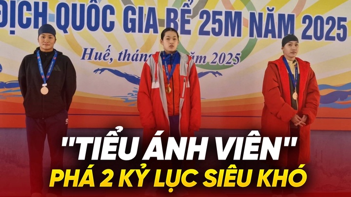 “Tiểu Ánh Viên” phá 2 kỷ lục bơi QG ở nội dung siêu khó