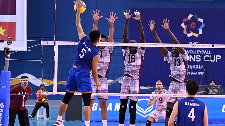 Bóng chuyền Việt Nam suýt tạo địa chấn trước Qatar ở tứ kết AVC Nations Cup