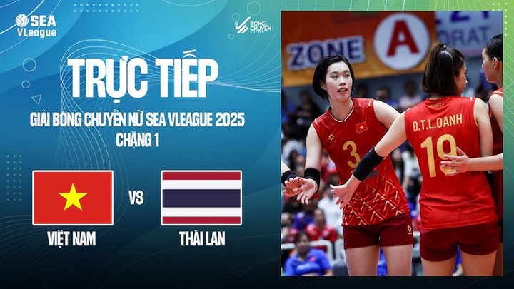 Link trực tiếp chung kết bóng chuyền nữ SEA V.League hôm nay 3/8: Việt Nam vs Thái Lan