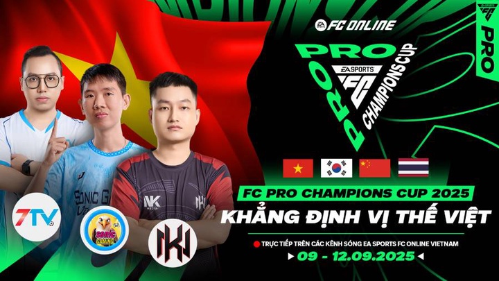 Bảng xếp hạng FC Pro Champions Cup 2025 mới nhất