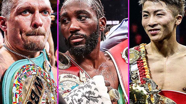 Tranh cãi vị trí võ sỹ boxing số 1 thế giới giữa Usyk và Crawford cùng Inoue