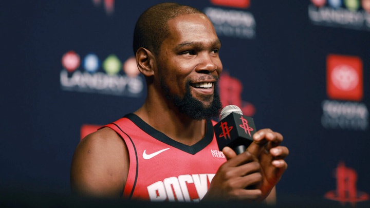 Kevin Durant bị "nghiệp quật", mang lời nguyền xui xẻo đến Houston Rockets?