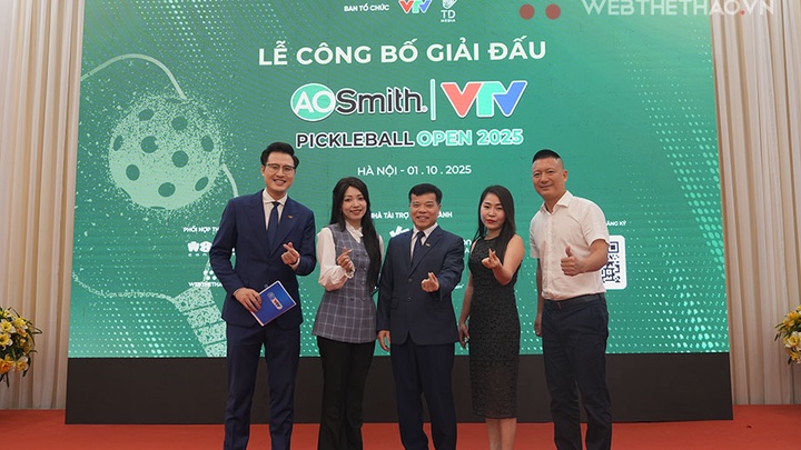 A.O. SMITH Pickleball Open 2025: Tầm nhìn chiến lược của VTV trong phát triển thể thao đại chúng