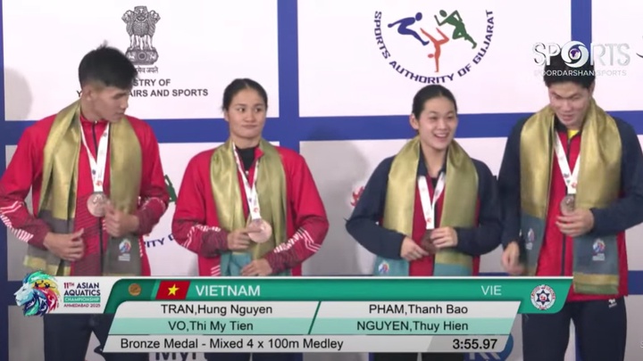 Vì sao chỉ cán đích thứ 5, bơi tiếp sức Việt Nam vẫn giành HCĐ lịch sử châu Á?