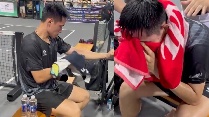 Trương Vinh Hiển bật khóc khi đăng quang giải đôi nam Pickleball