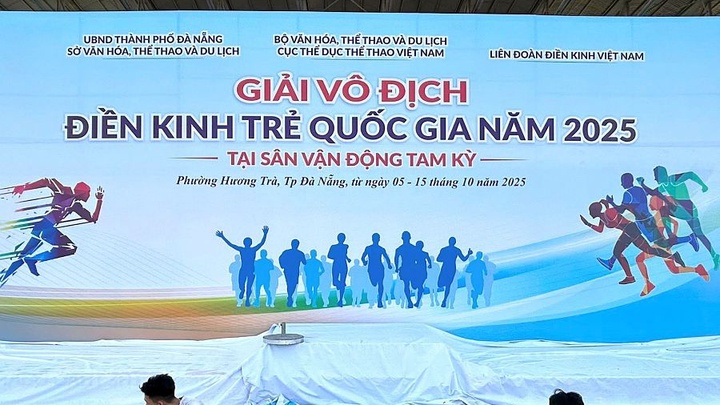 Kết quả giải Vô địch Điền kinh Trẻ quốc gia năm 2025