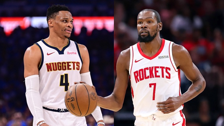 Chuyển nhượng NBA: Kevin Durant " mở lòng" tái hợp với Russell Westbrook tại Houston Rockets