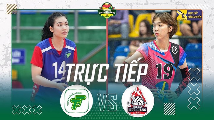 Link trực tiếp giải bóng chuyền VĐQG hôm nay: Hoá chất Đức Giang vs Tp.Hồ Chí Minh