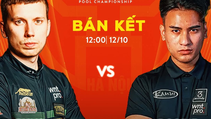 Lịch thi đấu bán kết và chung kết Hanoi Open Pool 2025