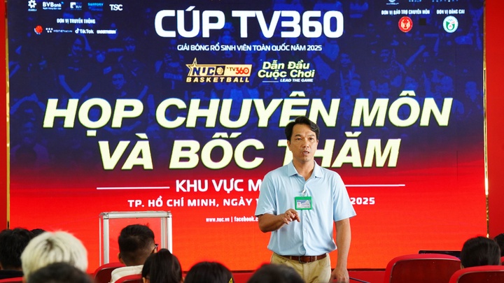 Lịch thi đấu Giải bóng rổ sinh viên toàn quốc NUC 2025 tranh cúp TV 360 - Khu vực miền Nam hôm nay mới nhất