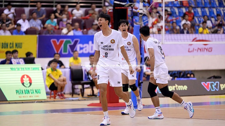 Tân binh Công An Tp.Hồ Chí Minh giành hạng 3 chung cuộc giải bóng chuyền VĐQG 2025