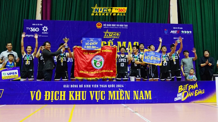 Kết quả Giải bóng rổ sinh viên toàn quốc NUC 2025 tranh cúp TV360 KV miền Nam hôm nay mới nhất