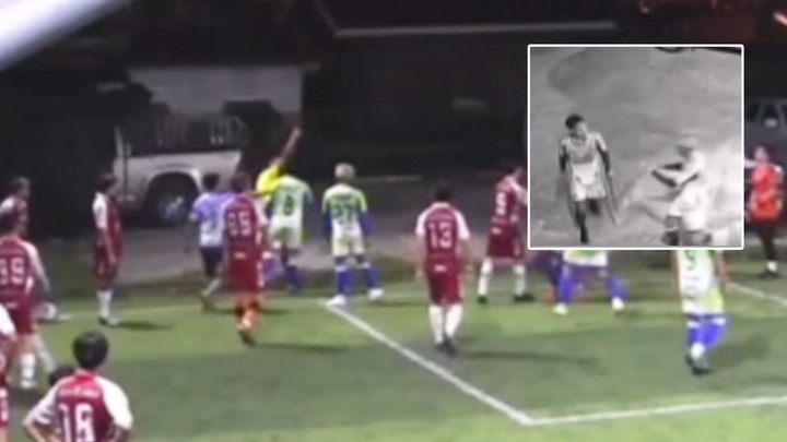 Sốc ở sân cỏ Thái Lan: Cầu thủ cầm dao định trả thù trọng tài sau thẻ đỏ