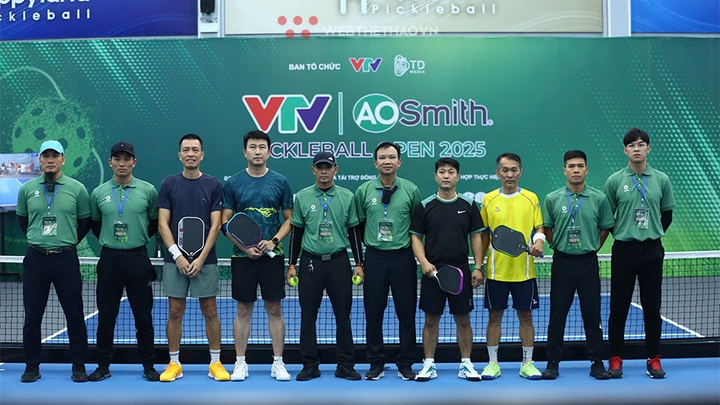 Lịch thi đấu VTV A.O. SMITH Pickleball Open 2025 ngày 25/10