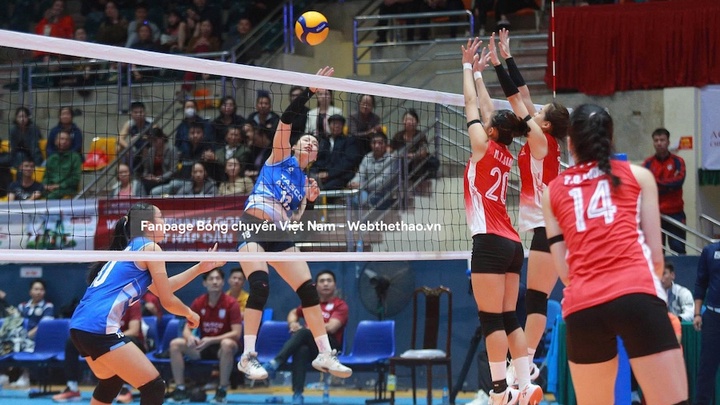 Hà Nội Tasco Auto tiếp tục đại thắng tại VCK giải bóng chuyền hạng A quốc gia 2025