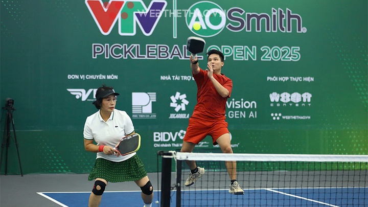 Khắc Quý - Nguyên Hạnh đăng quang thuyết phục tại Pickleball VTV A.O SMITH Pickleball Open 2025