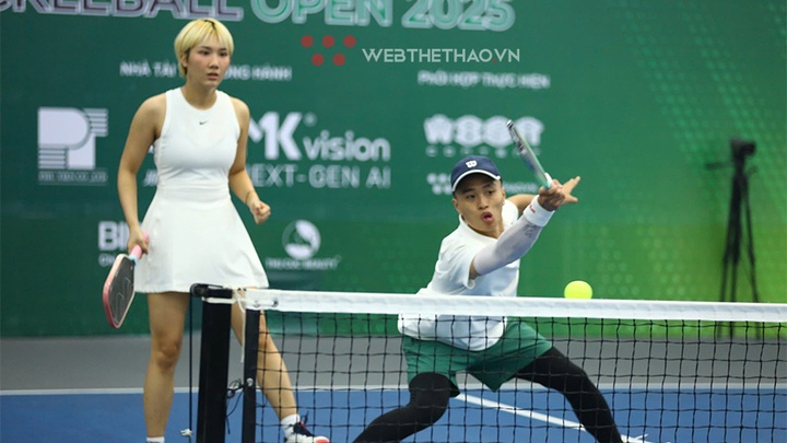 Phong WIlson và Diệu Hương đăng quang nội dung đôi nam nữ dưới 35 VTV A.O Smith Pickleball Open 2025