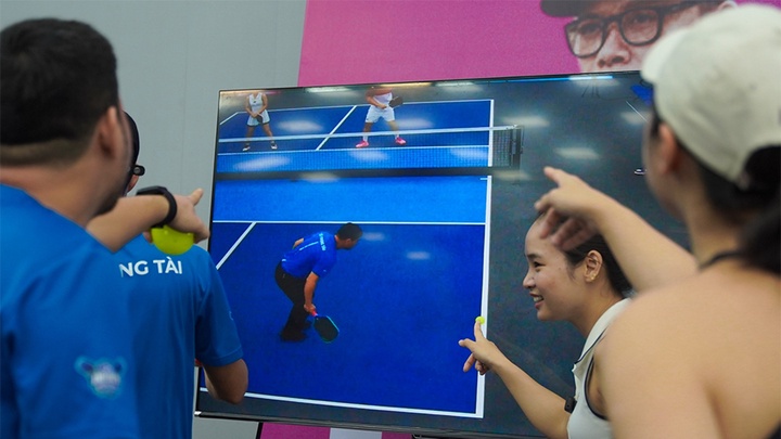 Cận cảnh công nghệ VAR được áp dụng tại VTV A.O SMITH Pickleball Open 2025