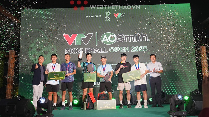 Tổng kết giải vô địch VTV A.O SMITH Pickleball Open 2025