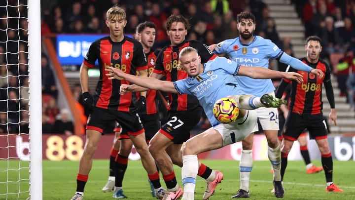 Tỷ lệ kèo trận Man City vs Bournemouth, 23h30 ngày 2/11, Ngoại hạng Anh