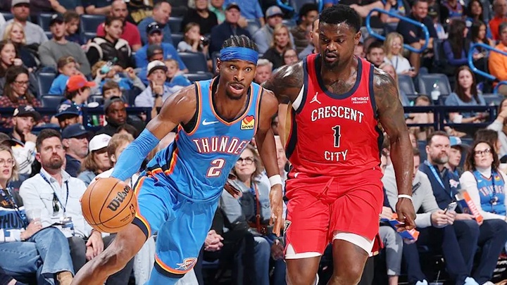Oklahoma City Thunder thắng 7 trận liên tiếp, trở thành đội duy nhất còn bất bại NBA 2025-26
