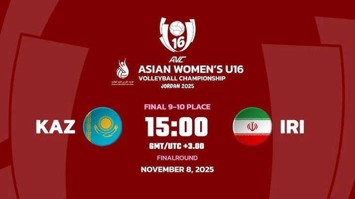 Link trực tiếp giải bóng chuyền U16 vô địch châu Á: Kazakhstan vs Iran