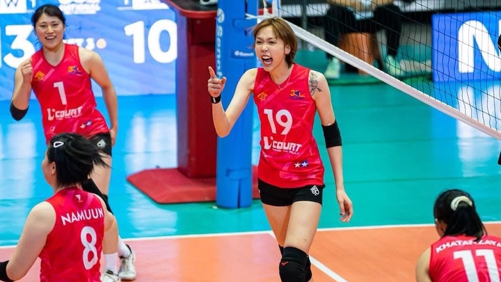 Lý Luyến và CLB Hobby Ace có chiến thắng đầu tiên tại giải bóng chuyền Mông Cổ