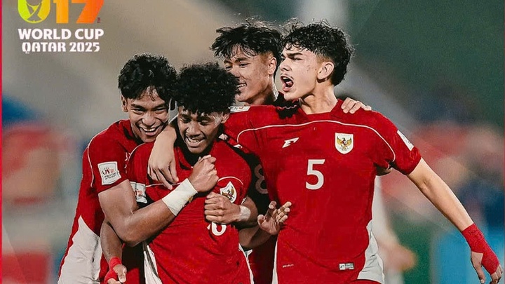 HLV U17 Indonesia nghẹn ngào xúc động với thắng lợi lịch sử ở World Cup