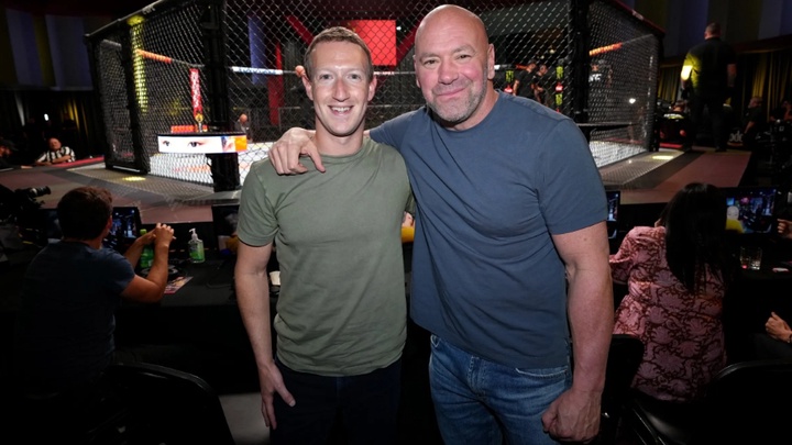 Chủ tịch UFC nhận định về trình độ thực chiến của Mark Zuckerberg