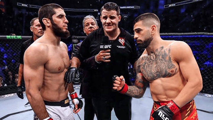 Islam Makhachev so sánh Ilia Topuria với trận lịch sử Khabib – McGregor