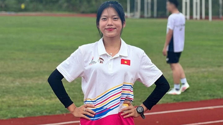 Điền kinh Việt Nam giành HCV đầu tiên ở giải Vô địch Điền kinh Trẻ Đông Nam Á 2025