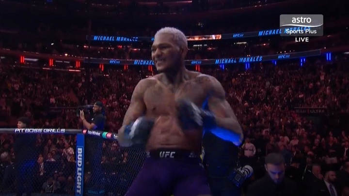 UFC 322: Michael Morales hủy diệt Sean Brady sau chưa đầy một hiệp