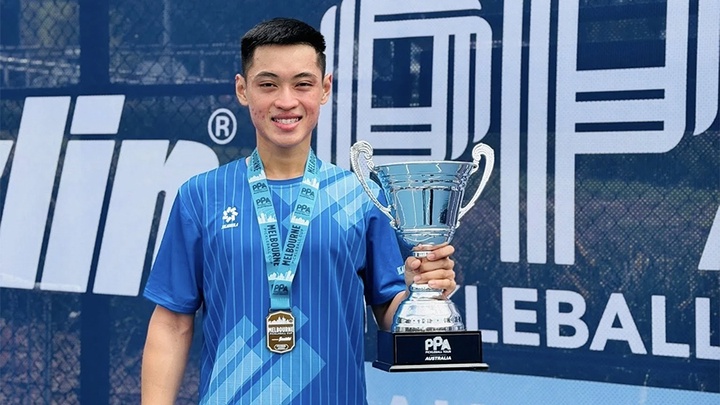 Trương Vinh Hiển thắng thuyết phục Lý Hoàng Nam tại chung kết PPA Tour Australia