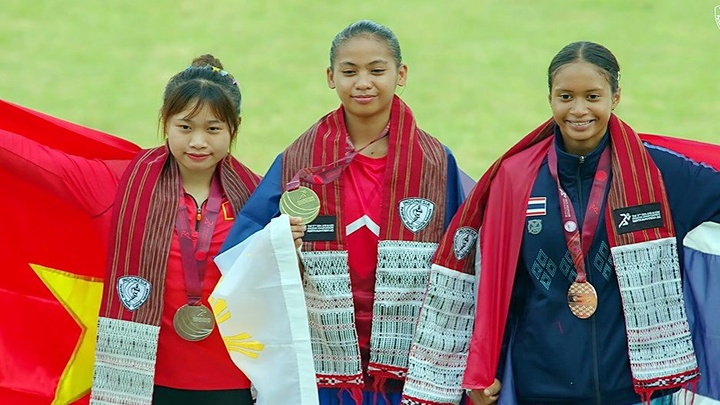 Kết quả giải Vô địch Điền kinh Trẻ Đông Nam Á 2025 ngày 17-11