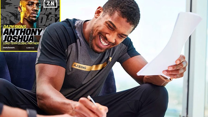 Anthony Joshua phải trả tiền để được giải thoát đấu với Jake Paul