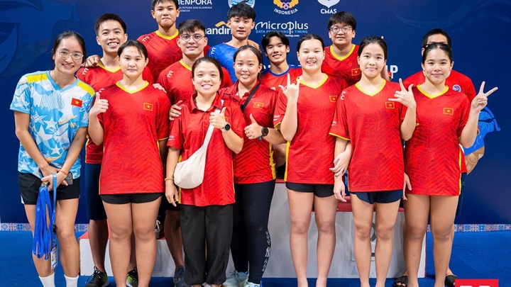 Lặn Việt Nam giành 55 HCV, tiếp tục “vô đối” ở khu vực Đông Nam Á